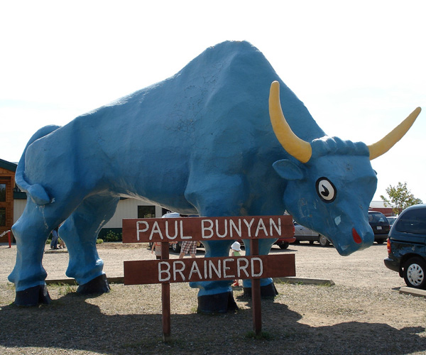 Statue of Babe the Blue Ox, Brainerd, MN